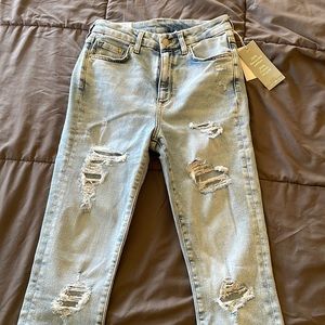H&M super skinny, high waisted, ankle length jeans